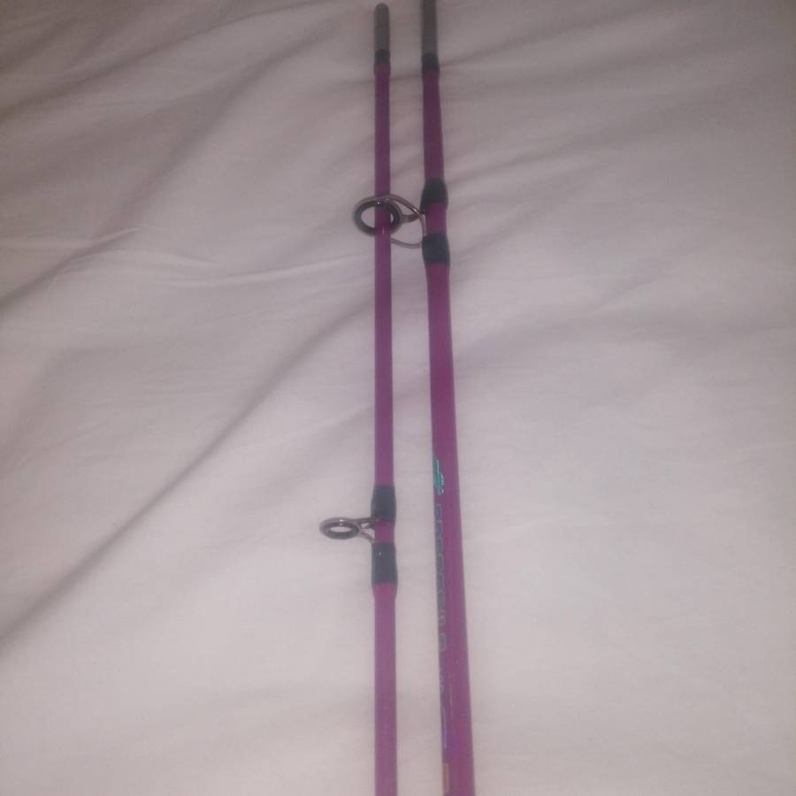 6Ft Carp Fishing Rod, Purple or Dark Pink, 1.8m, 2 Piece
