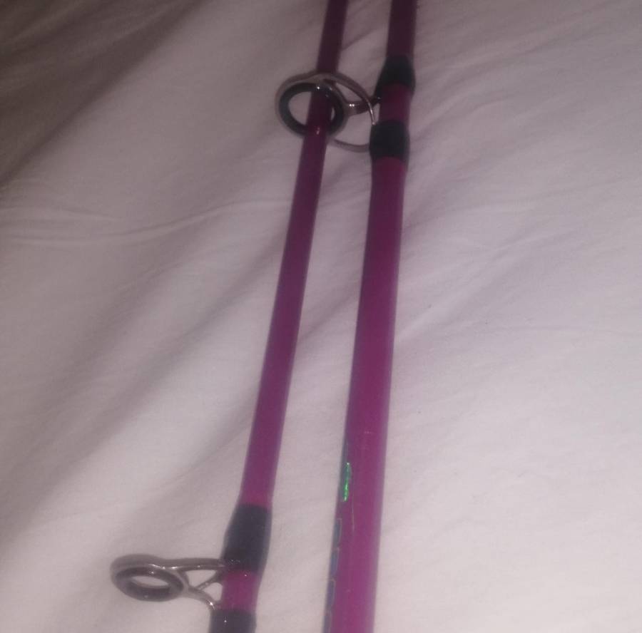 6Ft Carp Fishing Rod, Purple or Dark Pink, 1.8m, 2 Piece