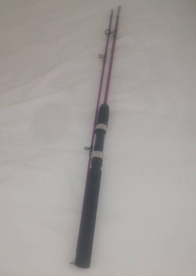 6Ft Carp Fishing Rod, Purple or Dark Pink, 1.8m, 2 Piece
