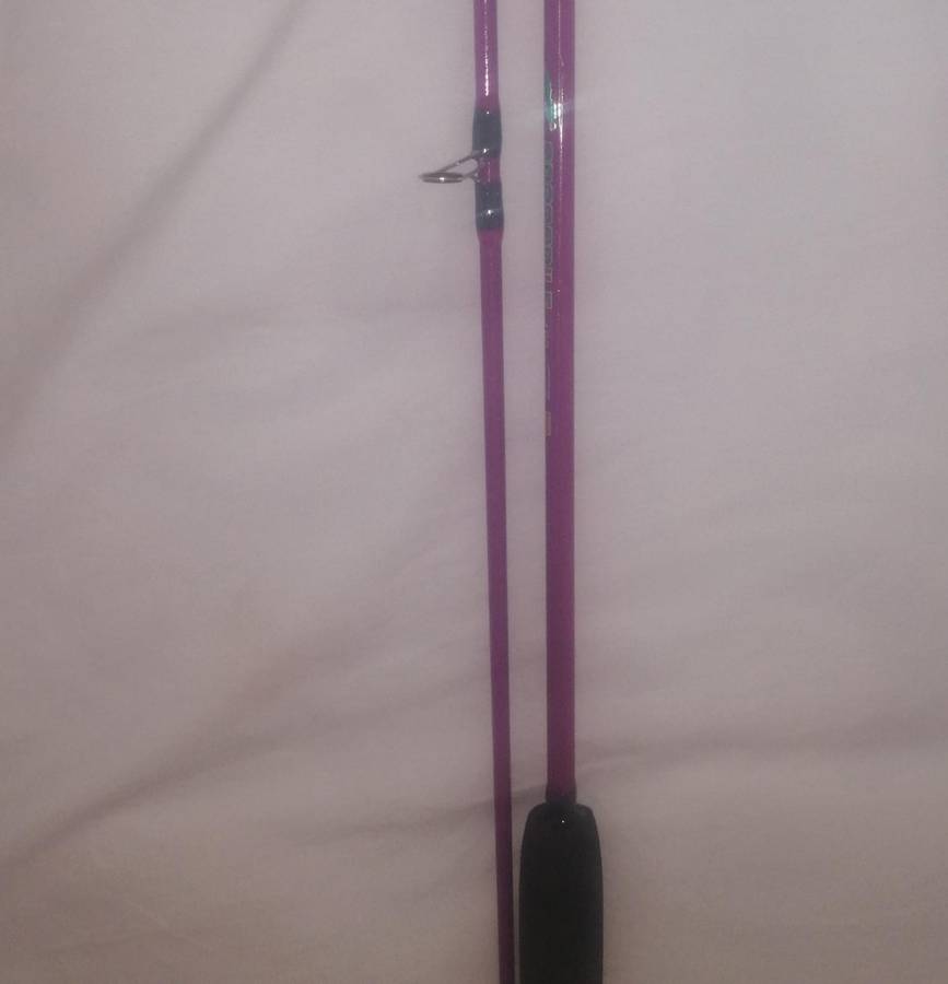 6Ft Carp Fishing Rod, Purple or Dark Pink, 1.8m, 2 Piece