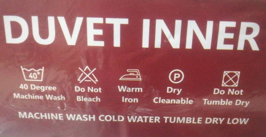 Queen Quilted Duvet Inner - Polyester fiberfill, 100% Polyester, choose Queen or Double