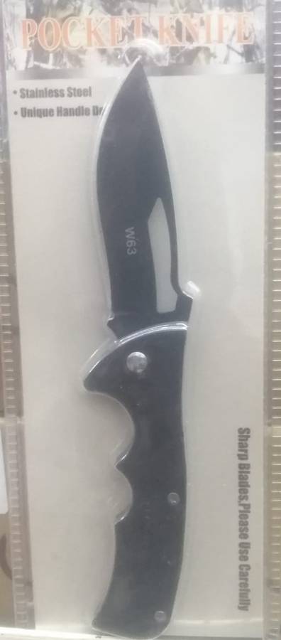 Stainless Steel Pocket Knife W63, sharp blades
