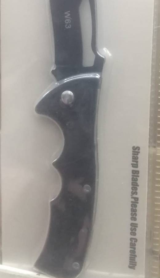 Stainless Steel Pocket Knife W63, sharp blades