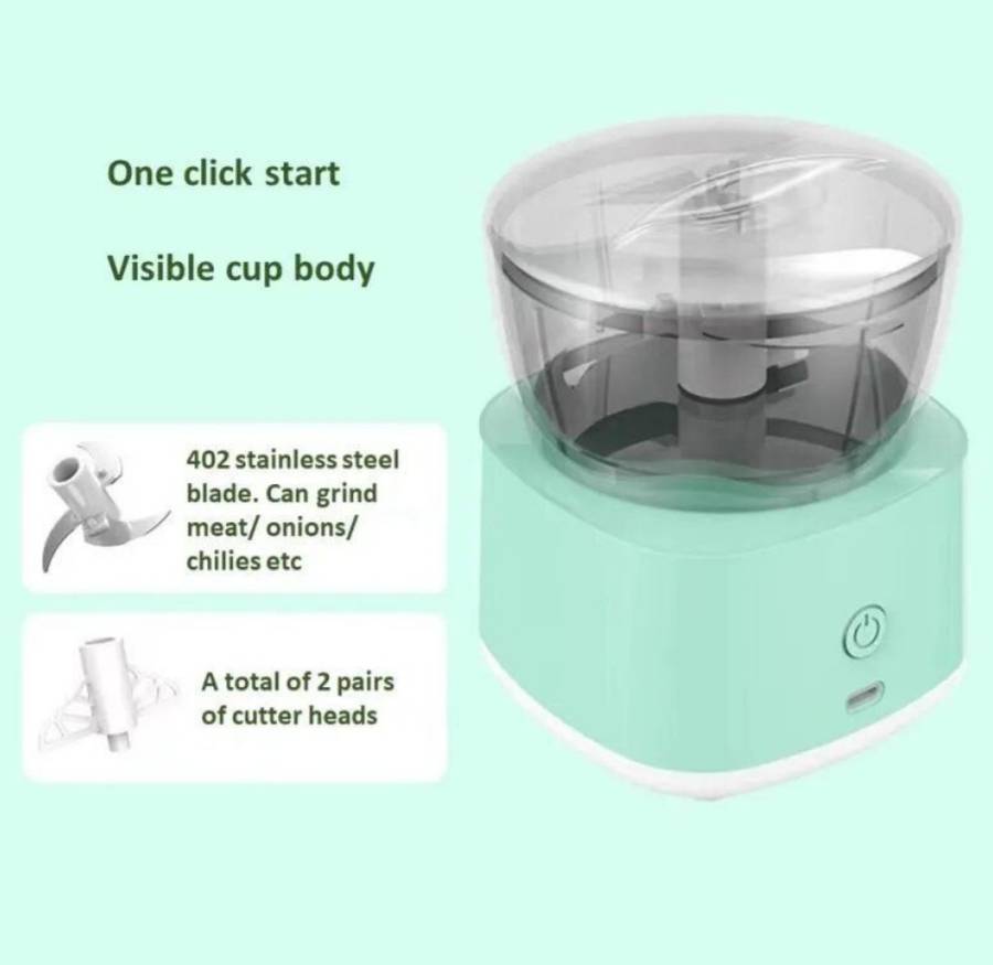 Compact USB-Powered Food Processor / Chopper, Whipper, Portable Multifunctional USB Garlic Chopper