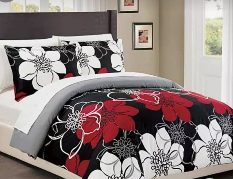 3pc King Cotton Duvet Cover Set, 1 Duvet Cover, 2 Standard Pillow Cases