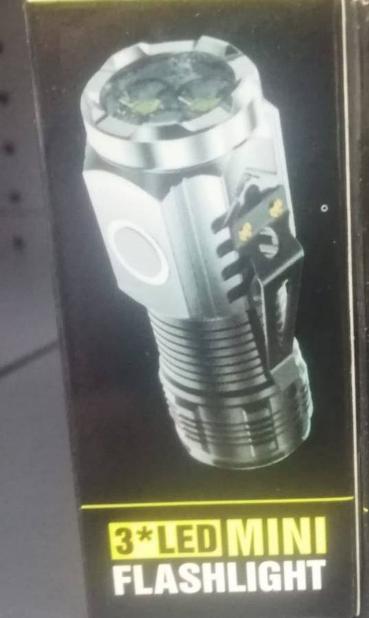 3 Eyed Monster Strong Magnetic Powerful Rechargeable Flashlight, 5 Modes, Waterproof