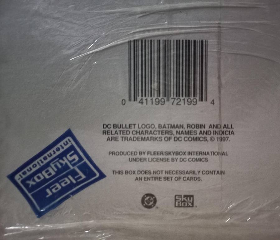 BATMAN AND ROBIN COLLECTABLE CARDS - 1997