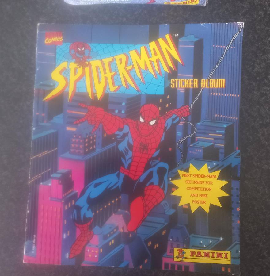 SPIDERMAN STICKERS AND BOOK - MADE ITALY