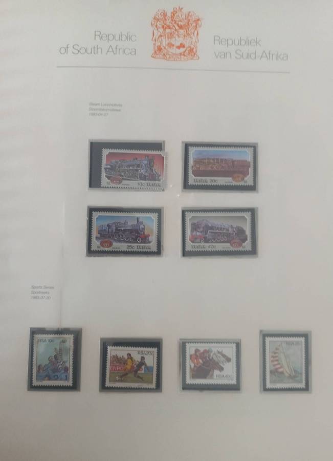 12X SHEETS OF SOUTH AFRICAN STAMPS UNUSED