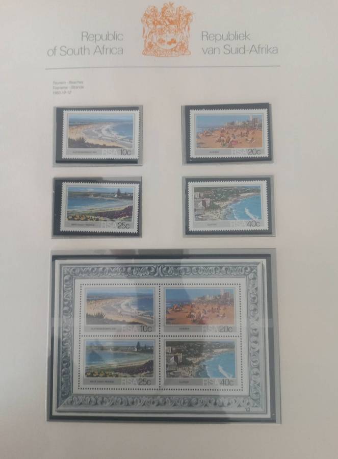 12X SHEETS OF SOUTH AFRICAN STAMPS UNUSED