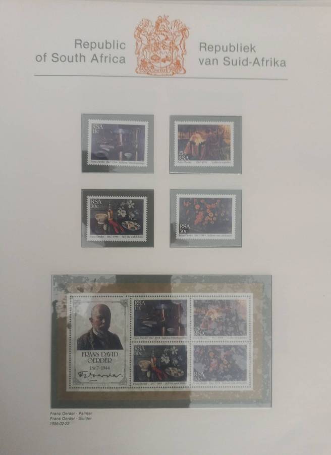 12X SHEETS OF SOUTH AFRICAN STAMPS UNUSED