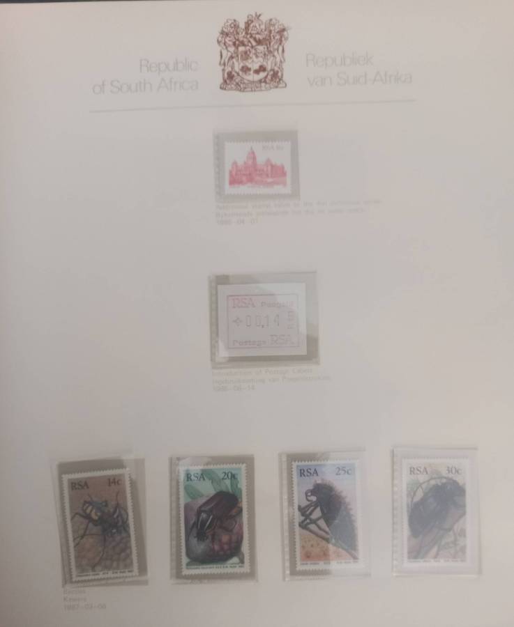 12X SHEETS OF SOUTH AFRICAN STAMPS UNUSED