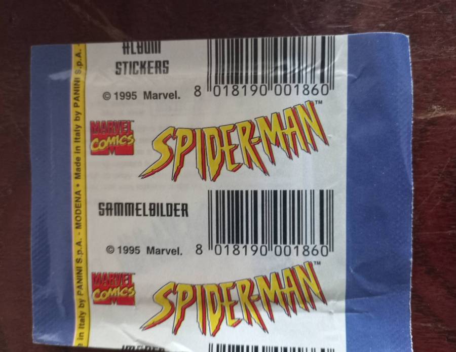 SPIDERMAN PANINI STICKERS AND ALBUM