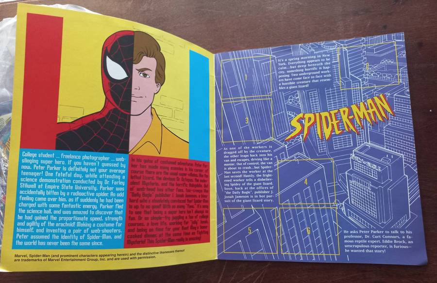 SPIDERMAN PANINI STICKERS AND ALBUM