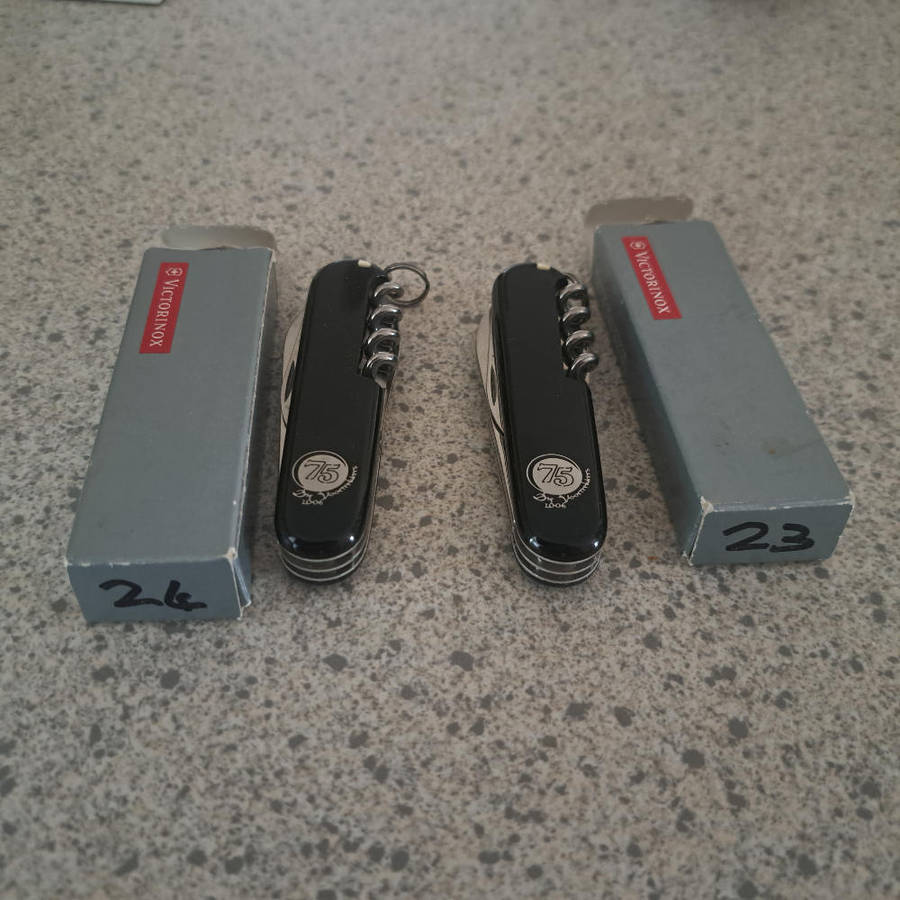 Set of Victorinox pocket knives