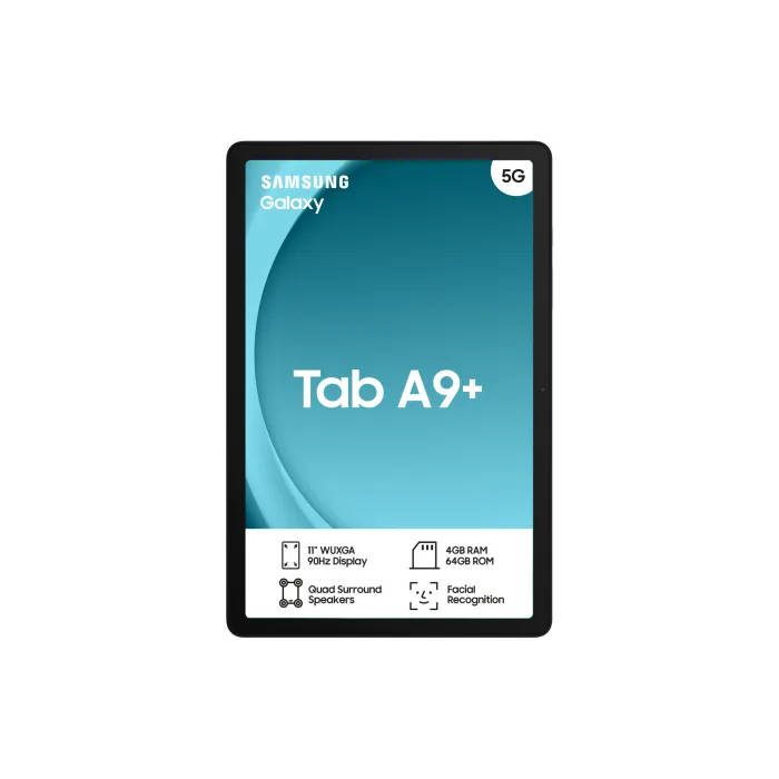 Samsung Galaxy Tab A9 Plus | 64GB | Wi-Fi + 5G | Graphite | R30 Delivery