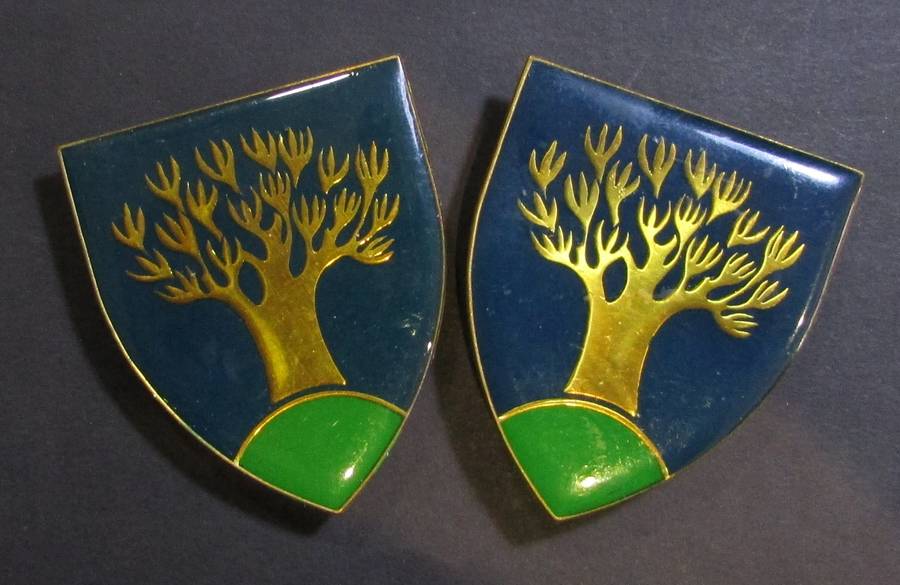 SADF - SWA Keetmanshoop Commando Shoulder Flash Pair
