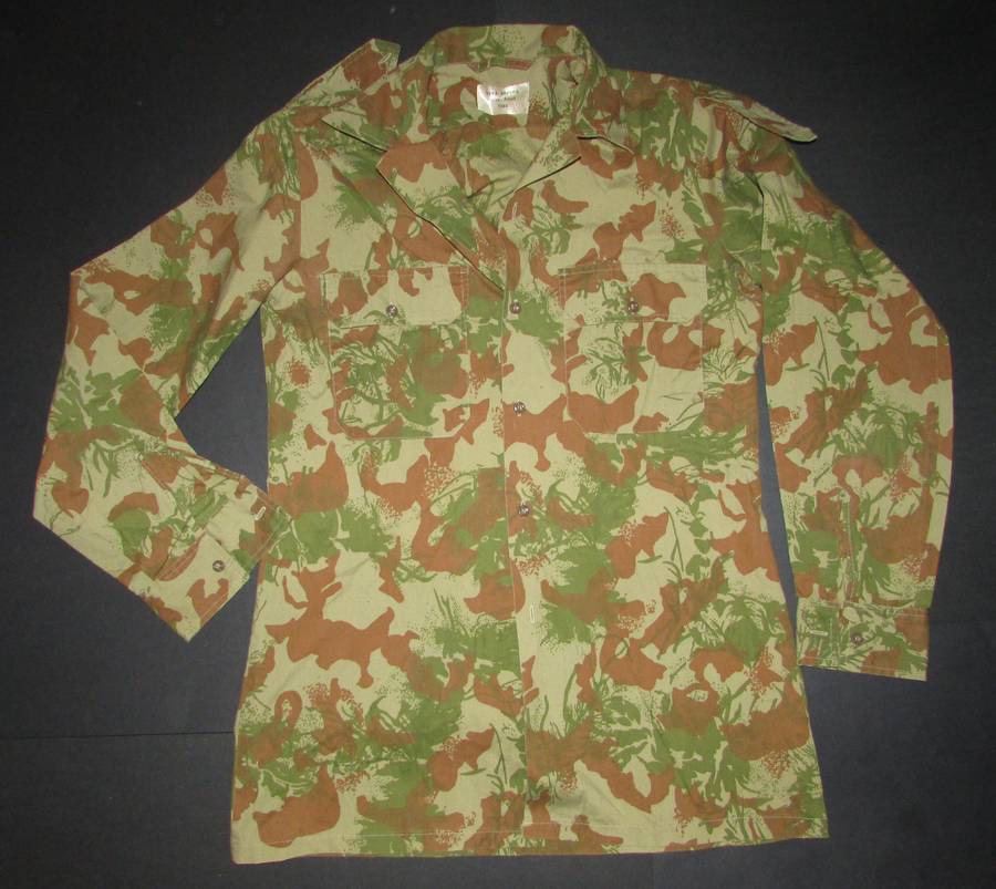 SAP Period Camo Long Sleeve Button Shirt - Small and Near Mint
