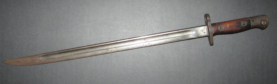 Complete British Pattern 1907  Bayonet with No Scabbard