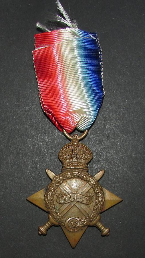 Full Size World War One 1914/15 Star to:PTE J.T.Wessels Rand Rifles