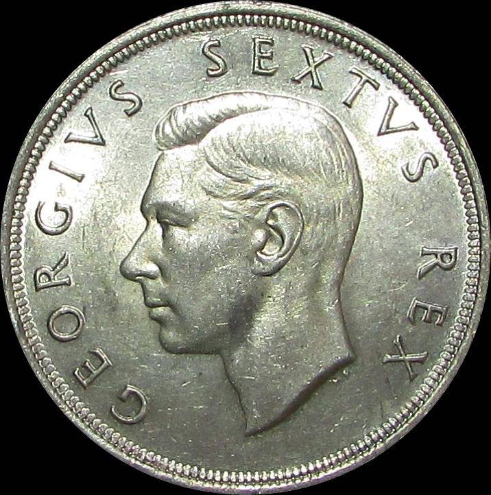 Union of South Africa 1952 Silver Crown