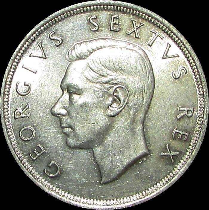 Union of South Africa 1952 Silver Crown