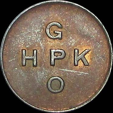 SA General Post Office Token