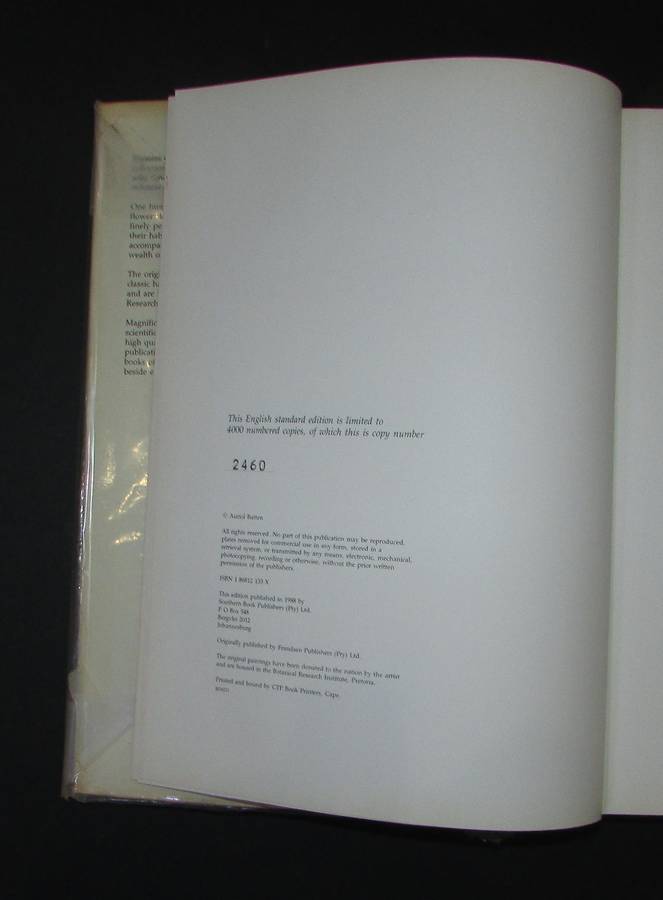Flowers of Southern Africa Book by Auriol Batten ( Limited Numbered Edition )