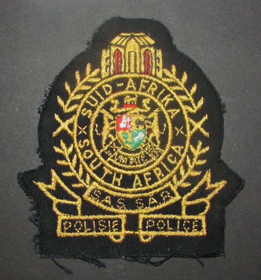South African Railway Police Embroidered Badge