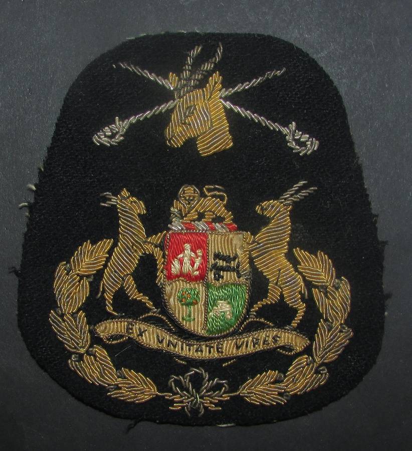 SADF - Sergeant Major of the South African Army Bullion Rank Badge
