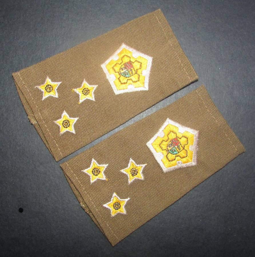 SADF - Army Brigadier Slip on Rank Pair