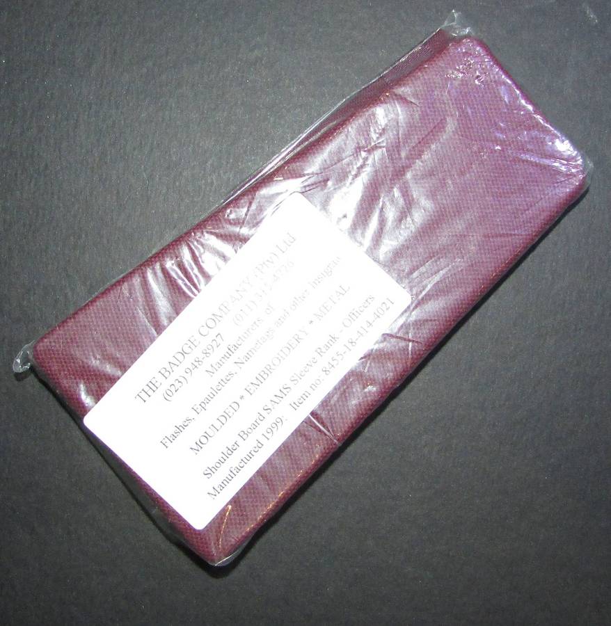 SADF - Medical Corps Blank Rank Pair ( New )