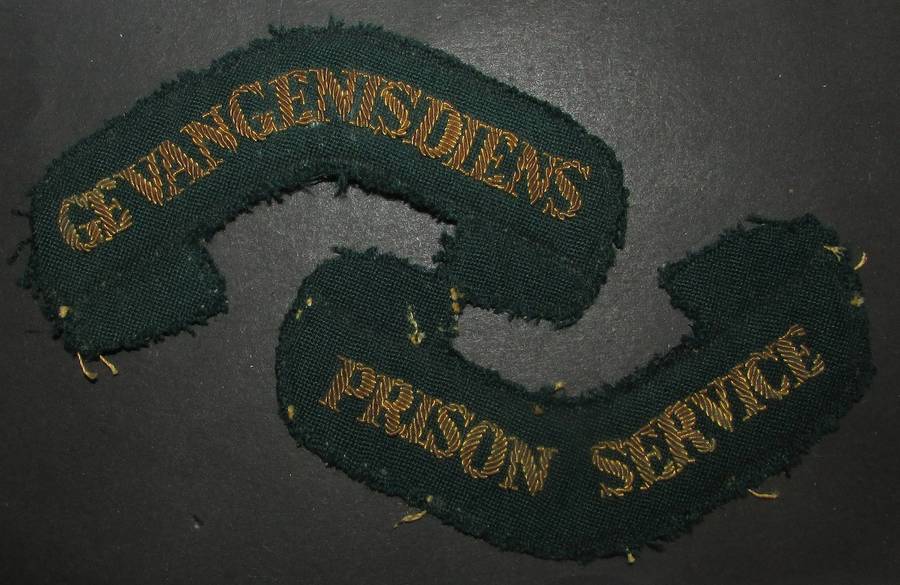 South African Prison Services Bullion Title Badges