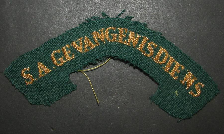 South African Prison Services Bullion Title Badge