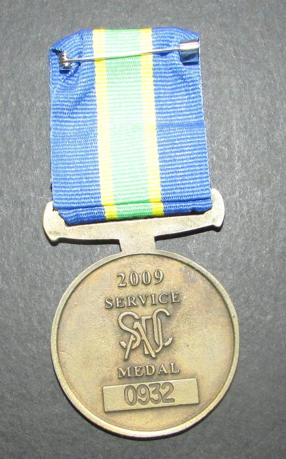 SADC Peace Support Operations 2009 Medal Full Size Numbered 0932