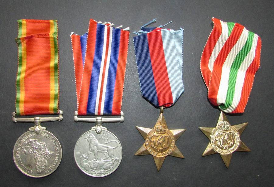 Full Size World War Two Group of 4:591532 S.S.Muller