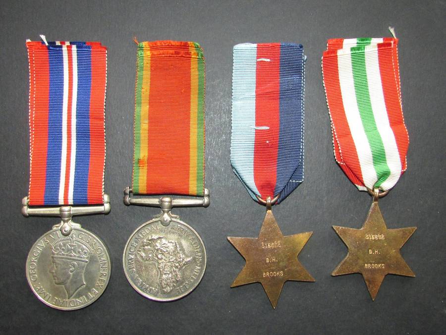 Full Size World War Two Group of 4:315678 D.H.Brooks