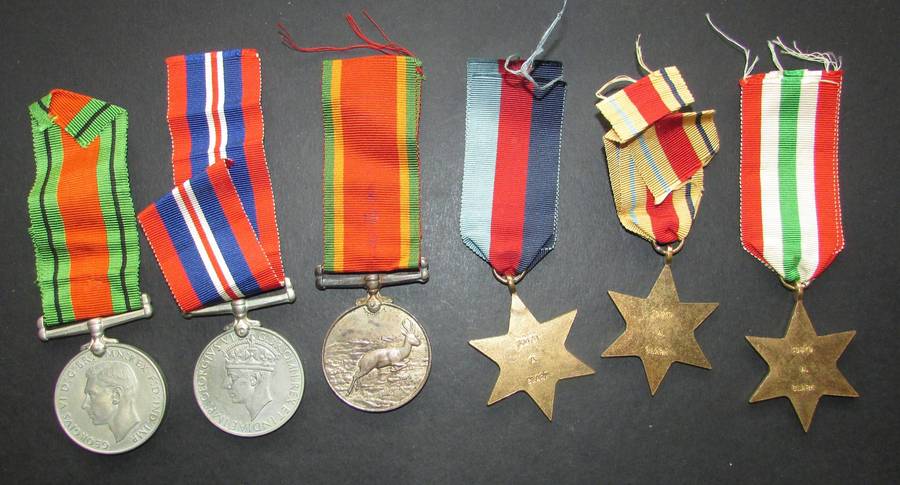 Full Size World War Two Group of 6:30479 A.Clark