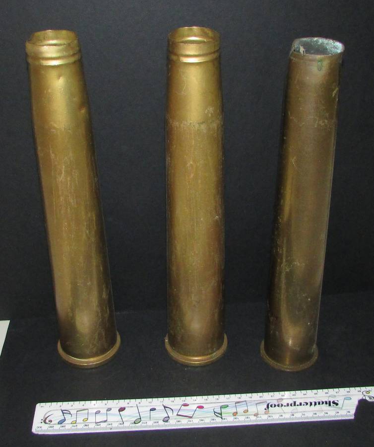 Brass Canon Shell's - Please see Images