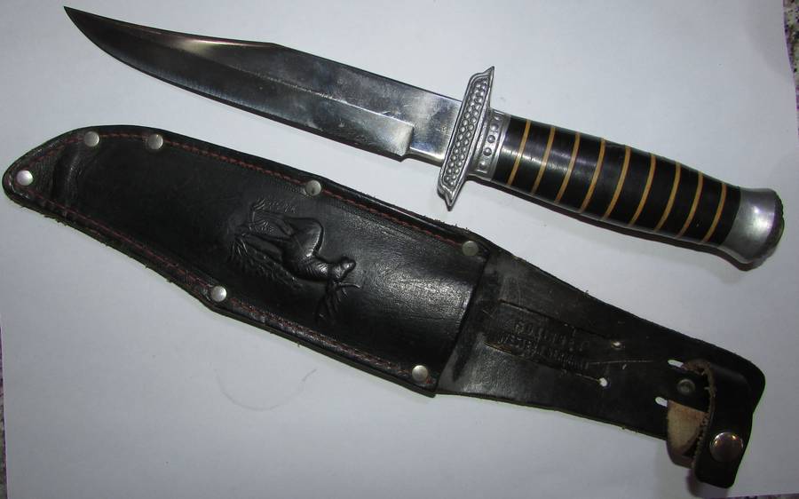 Vintage Henry Bowker Original Bowie with Sheath