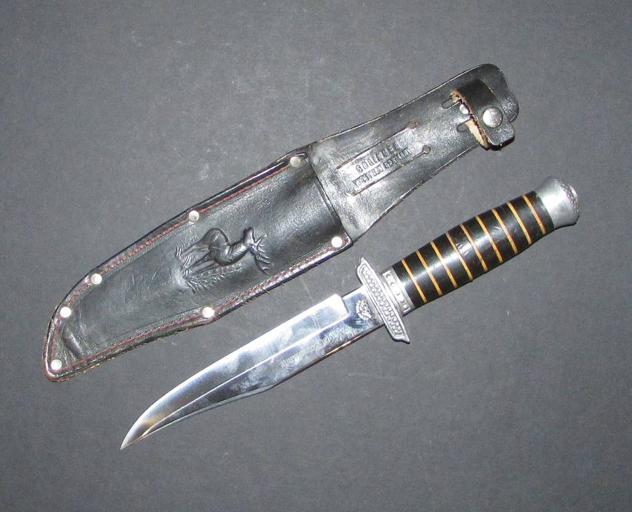 Vintage Henry Bowker Original Bowie with Sheath