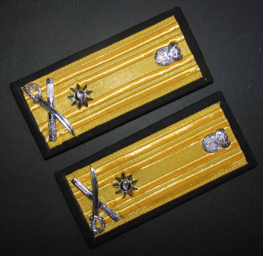 South African Navy Rear-Admiral Rank Board Pair
