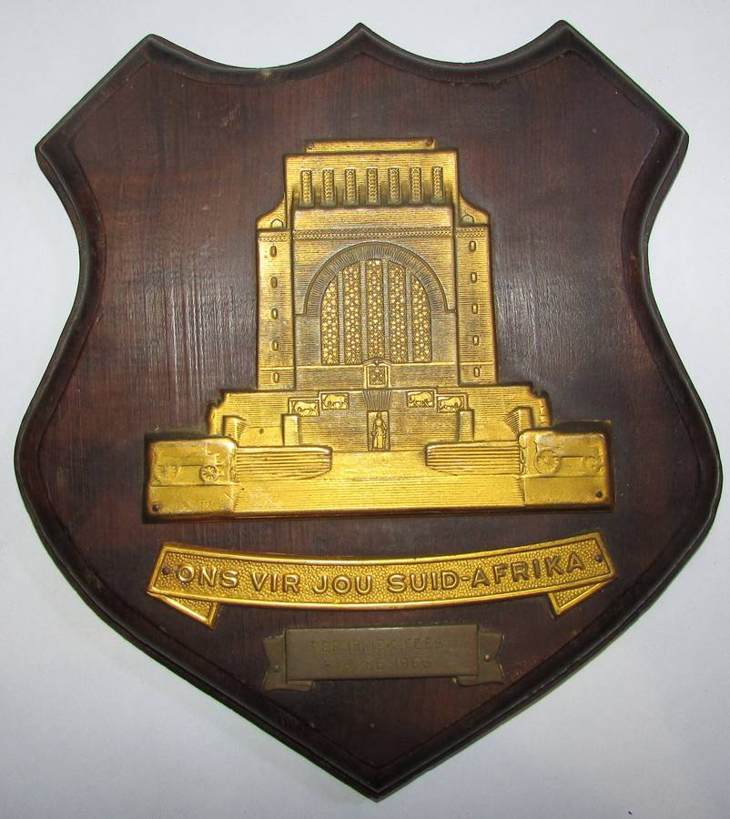 Voortrekker Monument Plaque