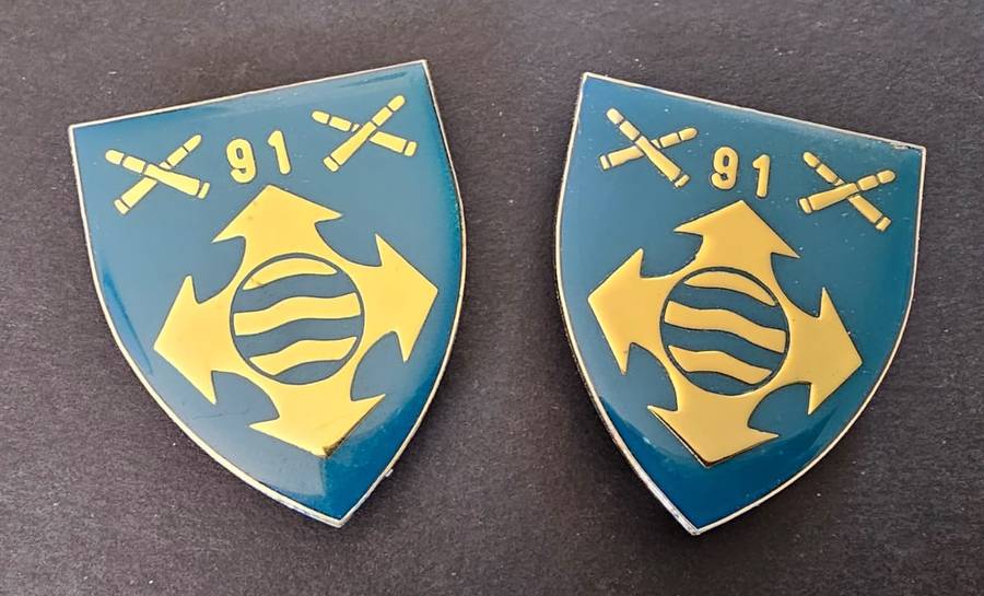 SADF - 91 Ammo Depot Shoulder Flash Pair