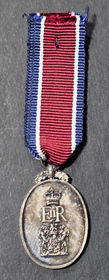 SADF - John Chard Medal ( Royal Cypher ) - Miniature Medal
