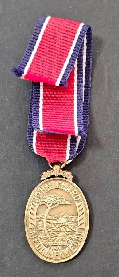 SADF - John Chard Medal ( Royal Cypher ) - Miniature Medal