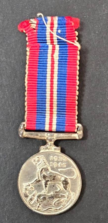 World War Two Miniature War Medal