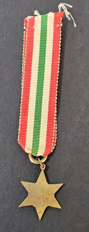 World War Two Miniature Italy Star