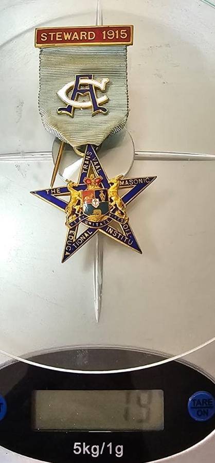 Masonic Jewel in Original Case of Issue