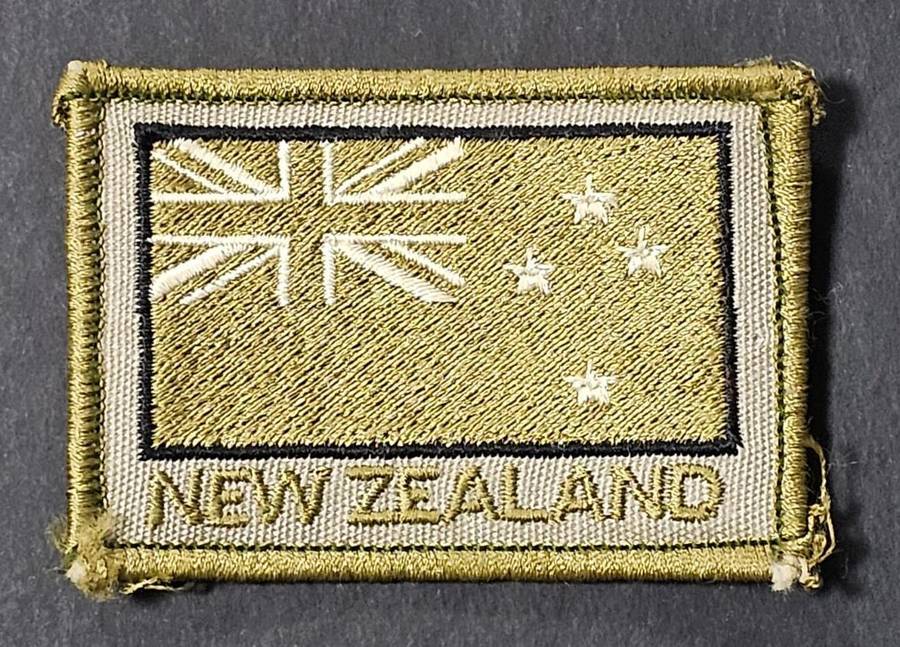 New Zealand  Flag Patch  Worn in Afghanistan